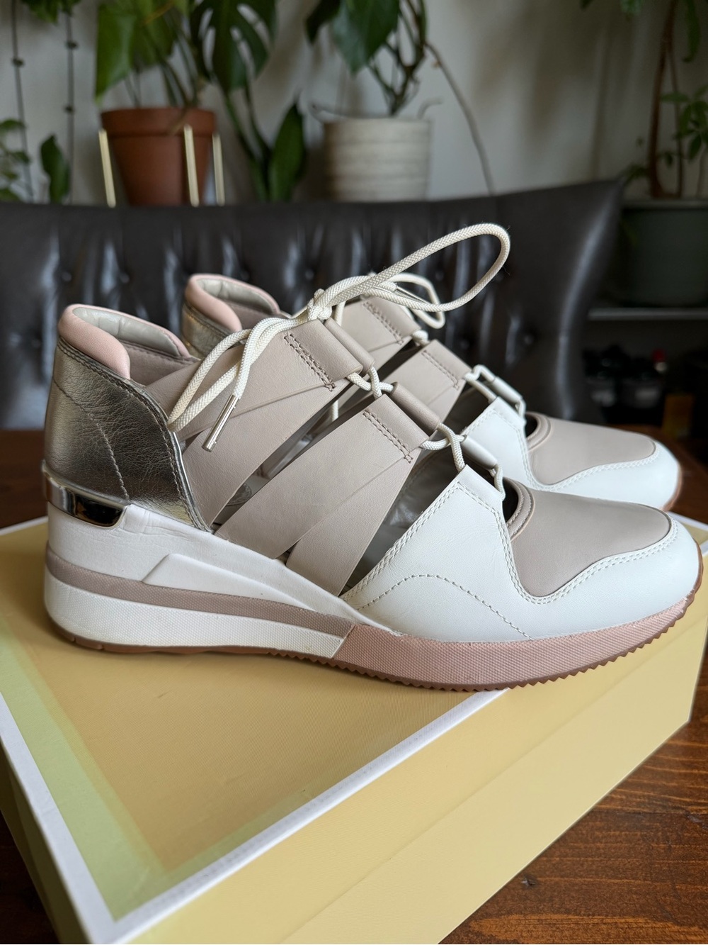 Michael Kors Beckett Leather Trainer